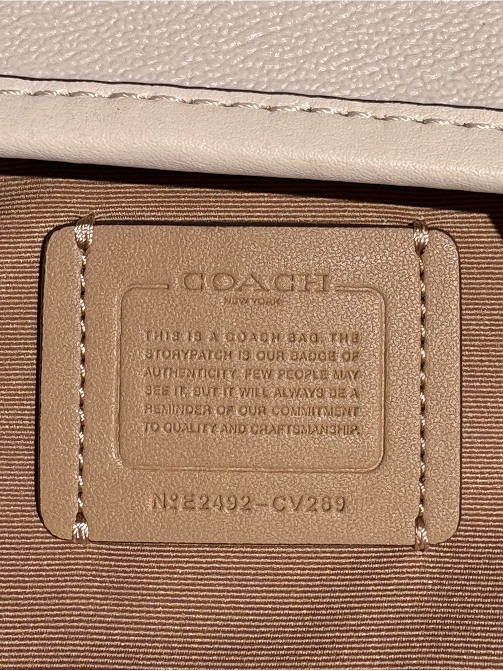 COACH City Tote With Snail Print With Matching Wallet CV269 - Picture 9 of 15